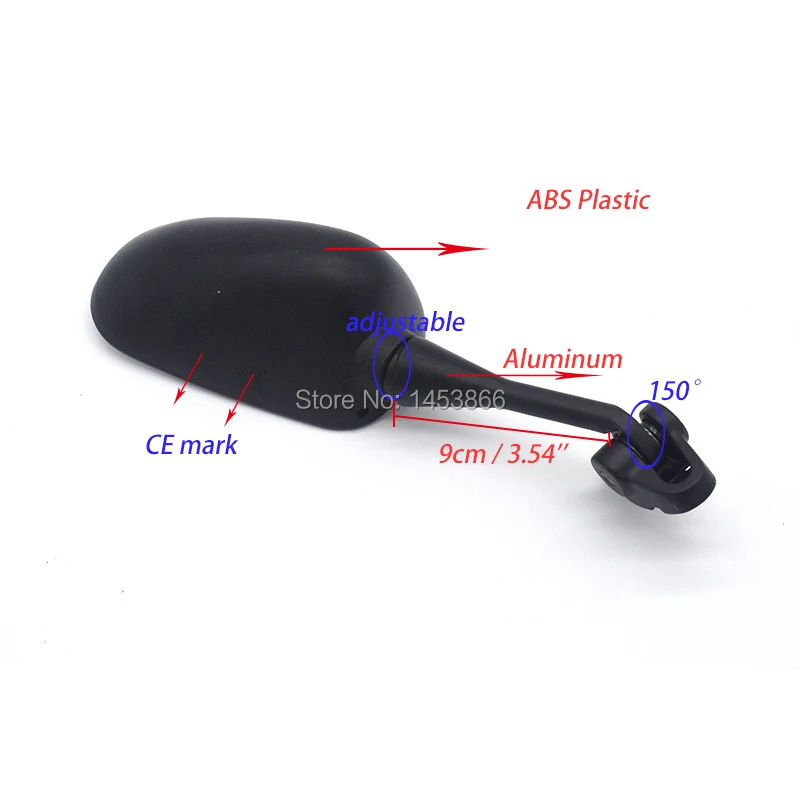 Мотоциклетные зеркала Evomosa для Honda CBR F4 F4i / RC51 RVT 1000 DD250E/DD300/350 HYOSUNG GT|motorcycle mirror|mirror for