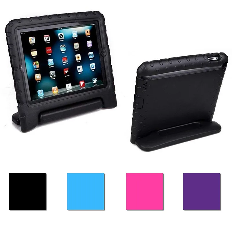 

Luxury Silicone Case For iPad Mini 1 2 3 Case Cover Shockproof Children Kids Handle Stand Protective Cover For Ipad Mini Case