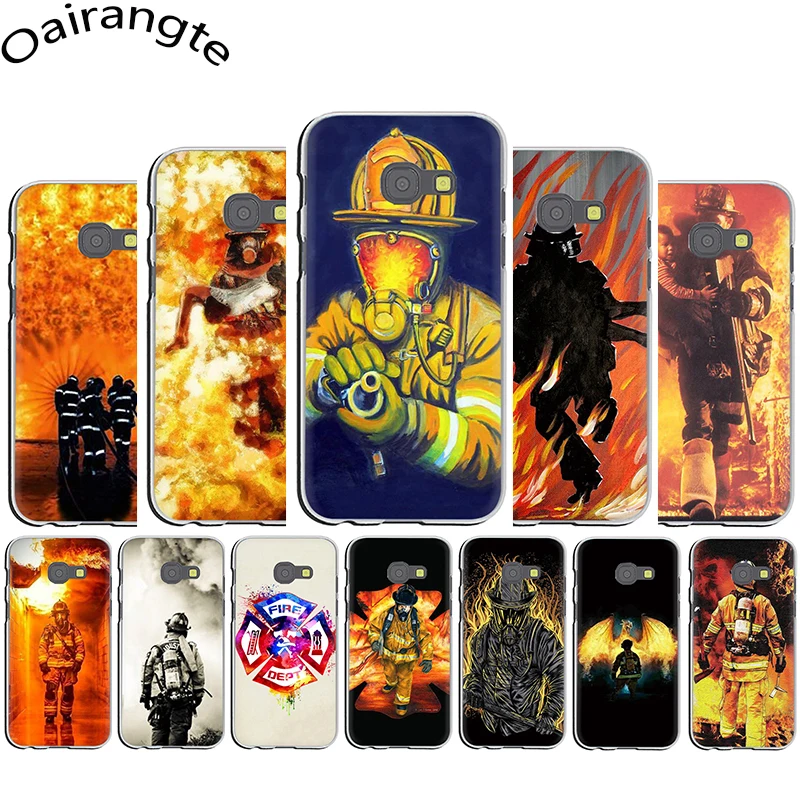 

Firefighter Heroes Fireman Hard Phone Cover Case for Samsung Galaxy J1 J2 J3 J5 Prime J6 J7 EU US Version