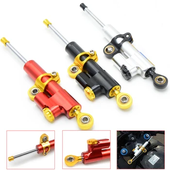 

2018 CNC Motorcycle Universal Damper Steering StabilizerLinear Reversed Safety For Suzuki Honda Ducati Triumph Aprilia BMW MT-09