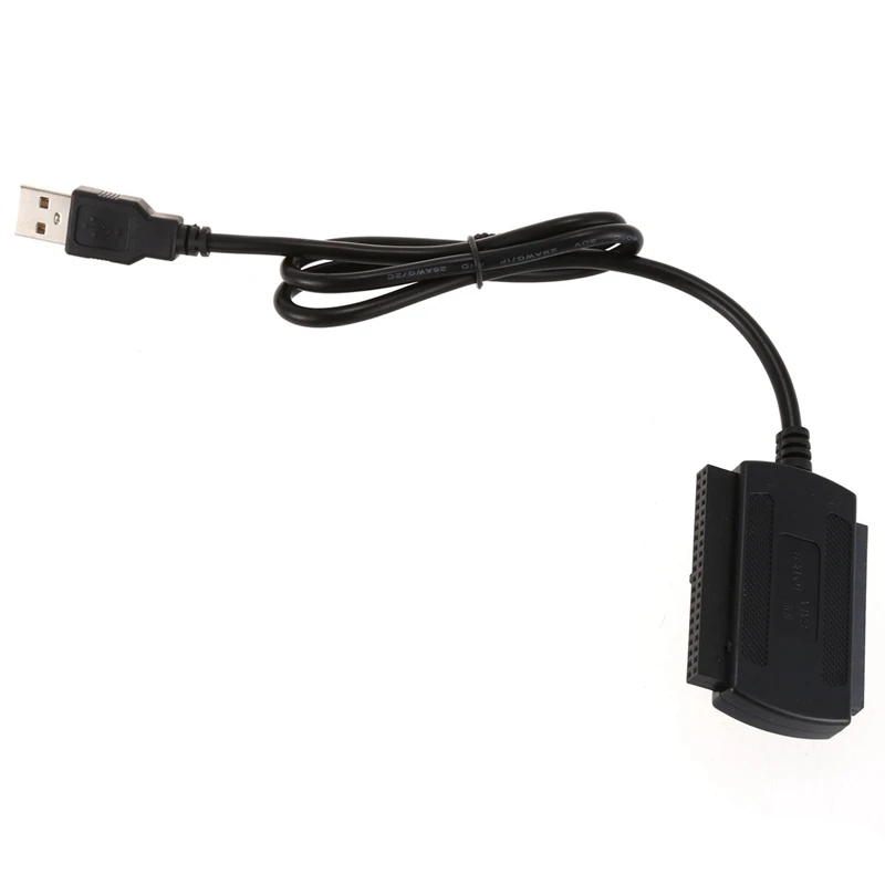 3 в 1 USB 2 0 для SATA IDE 5 HD HDD жесткий диск кабель конвертер пластиковый адаптер| |