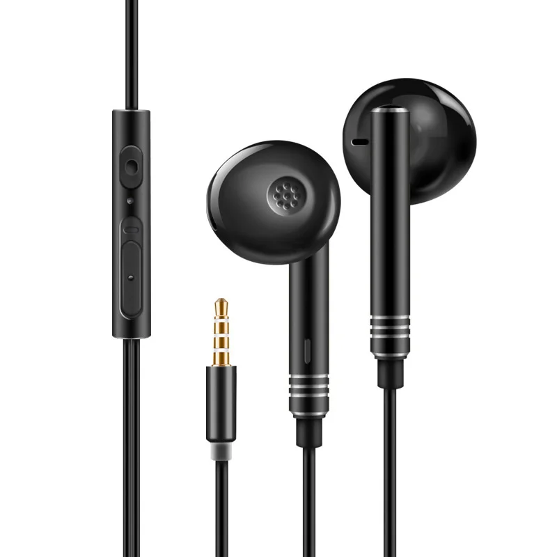

New High Quality Metal Earphone In-ear Universal Bass Tuning with Mic Volume Control Speaker Metal Headset