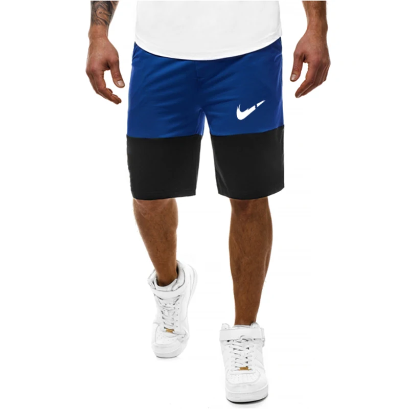 

Nova Moda Homens Lazer de Verao Bermudas Na Altura Do Joelho Patchwork Cor APENAS QUEBRÁ-LO Corredores Moletom Homem Bermuda Cur