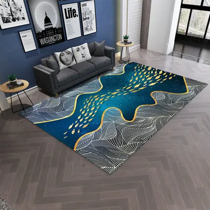 Современный художественный ковер высокого качества спальня гостиная домашний нескользящий коврик