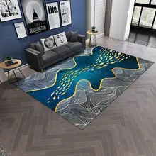 Современный художественный ковер высокого качества спальня гостиная домашний нескользящий коврик