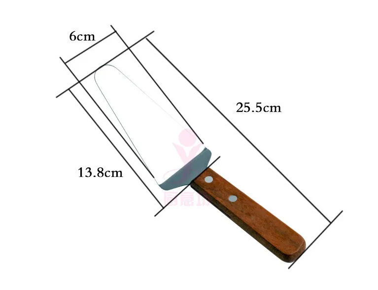 300 шт./лот, лопата для торта из нержавеющей стали, подъемный нож для пиццы, лопатка для выпечки, кондитерские инструменты