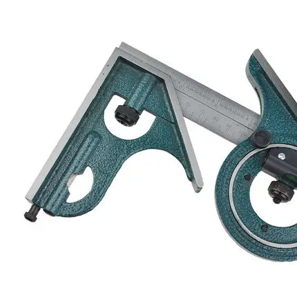 Description Picture 4 of item0-180 degree Universal level protractor Combination Square set esquadro Right Angle Combination Square Protractor Ruler Set