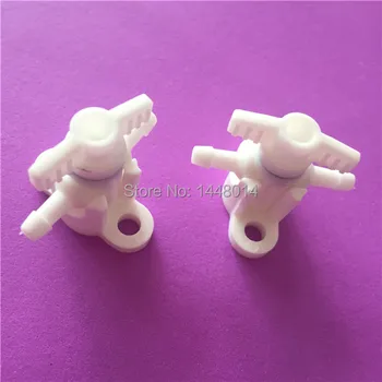 

Eco solvent printer CISS ink system manual valve 2 ways for Flora Mimaki Roland Allwin Aifa manual ink valve with holder 10pcs