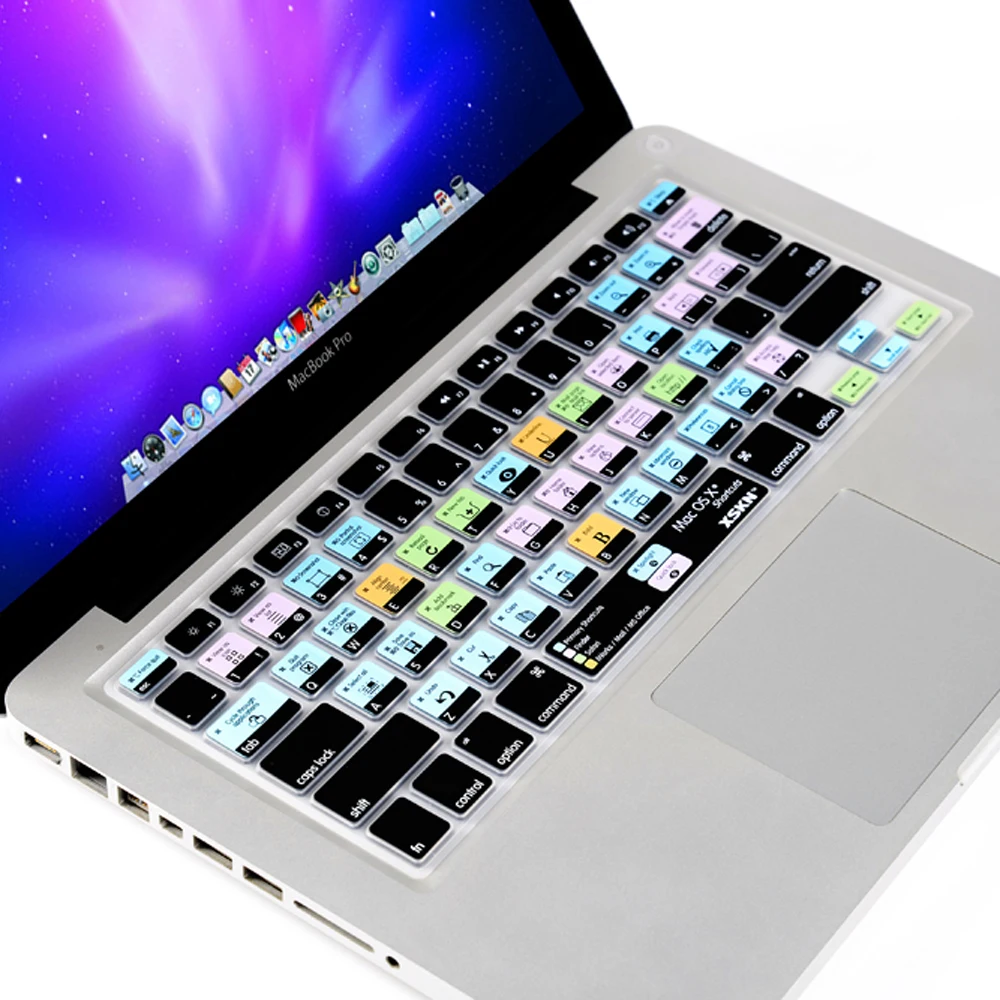 XSKN Mac OS X Быстрый дизайн функциональная прочная силиконовая клавиатура чехол для