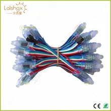 50 шт. светодиодный модуль освещения 12 мм светодиодный lumineuse luces DC5V Полноцветный WS2801/6803 пикселей огни водонепроницаемый rgb светодиодный модуль струны