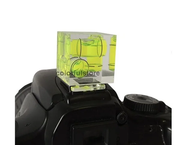 3 Axis Triple Bubble Spirit Level Flash Hot Shoe for Canon Nikon Camera DSLR USA