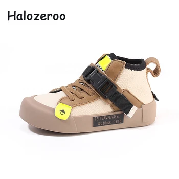 

Autumn Kids High Sport Sneakers Baby Girls Casual Sneakers Children Genuine Leather Sneakers Boys Brand Canvas Shoes Trainers