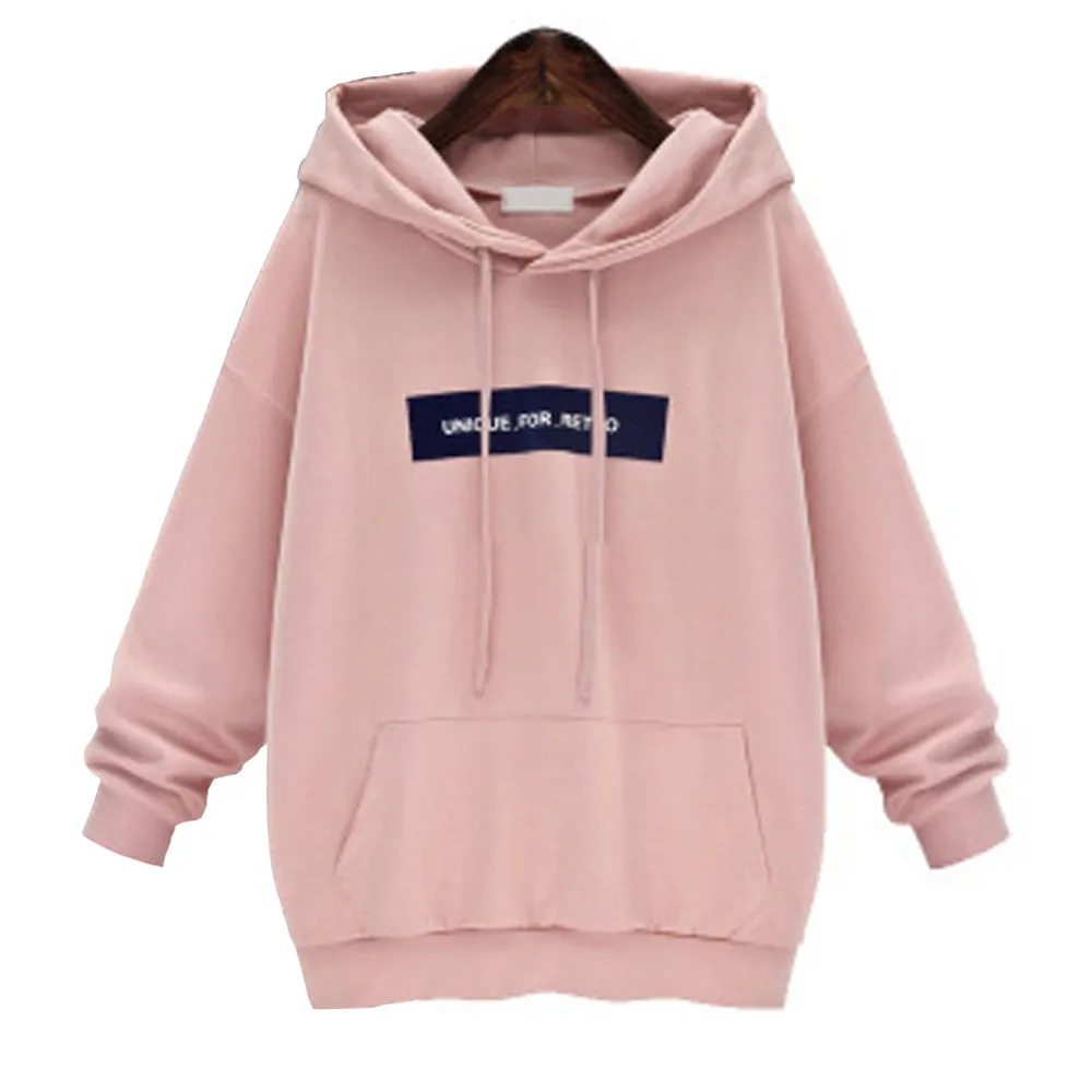 

2019 Women Sweatshirt oversized hoodie hip Pop Harajuku letter Print Hoodies Autumn warm pocket Tracksuit size plus 6XL dadera