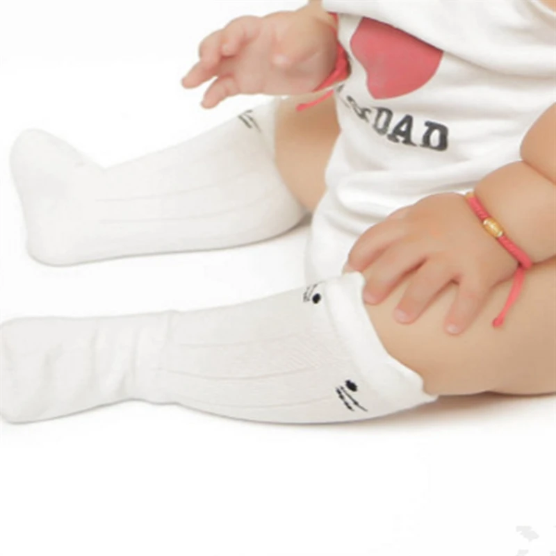 Новые детские носки для малышей для девочек и мальчиков милые Хлопковые гольфы с животными От 0 до 4 лет для маленьких девочек