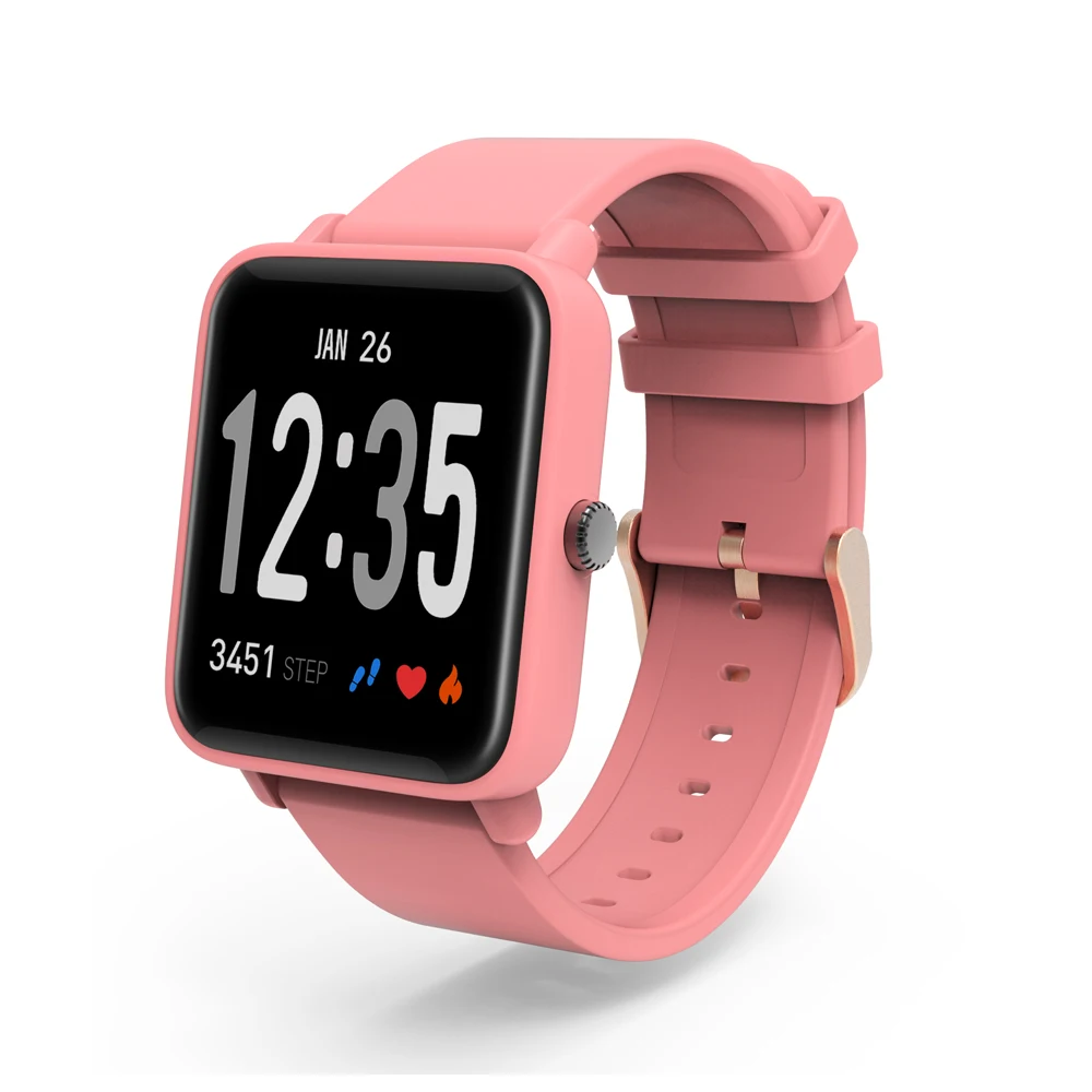 bewot new Smart Watch Men Blood Pressure IP67 Waterproof Fitness Tracker Clock Wearable Smartwatch For IOS Android Smartband