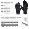 Kyncilor Cold Winter Hiking Bicycle Gloves ciclismo Thicker Anti Slip Fleece Wind stop Touch Screen Warm Cycling Gloves 6