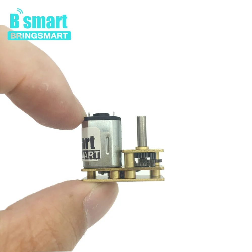 Микро двигатель постоянного тока Bringsmart N20 3 в 6 12 В с редукторным двигателем