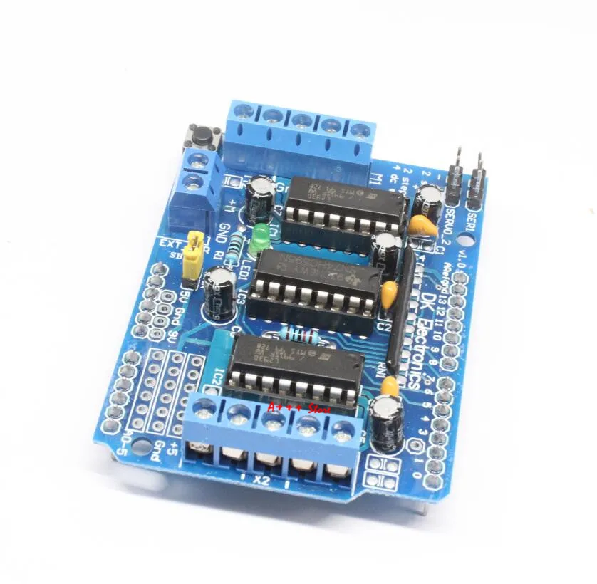 Плата расширения двигателя L293D для Arduino бесплатная доставка|Интегральные схемы| |