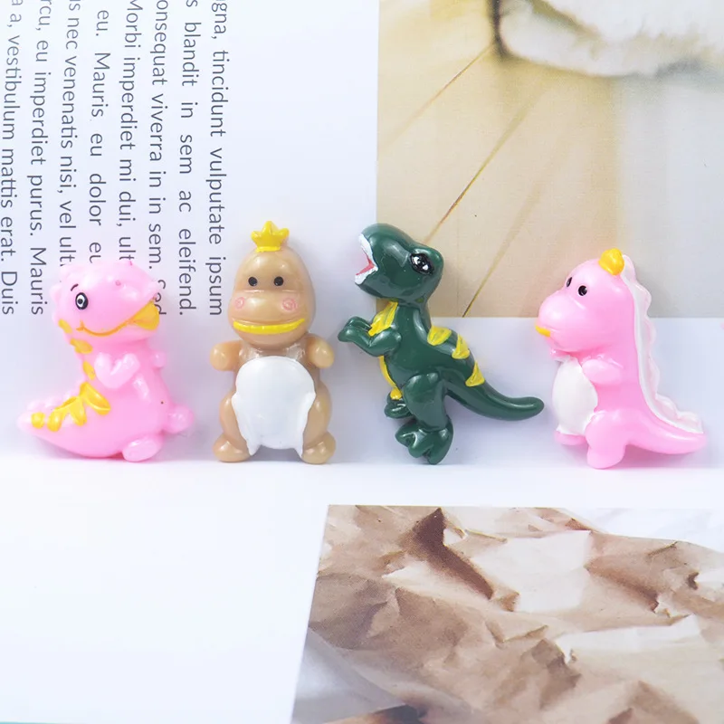 

Resin Cartoon Dinosaur Slime Crystal Mud Filler Creative Toy for Children Playdough Tool Slime Accessories Charm for Slime Model