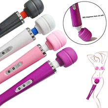 10 Speeds Magic Wand Massager Big Magic Wand Massage Stick AV Anal Butt Plug Vibrators Sexy Clit Vibrator Sex Toys For Women