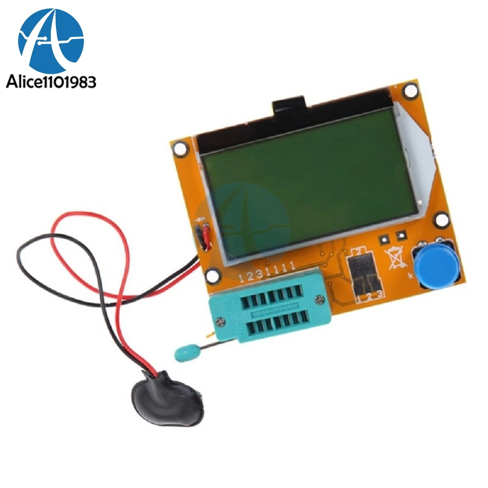 Mega328 M328 LCR T4 ESR Meter LCR led Transistor Tester Diode Triode