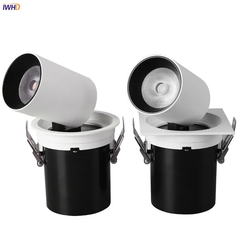 

IWHD Flexible Aluminum LED Ceiling Lamp Modern Ceiling Light Adjustable Simple Living Room Lights Fixtures For Home Lighting