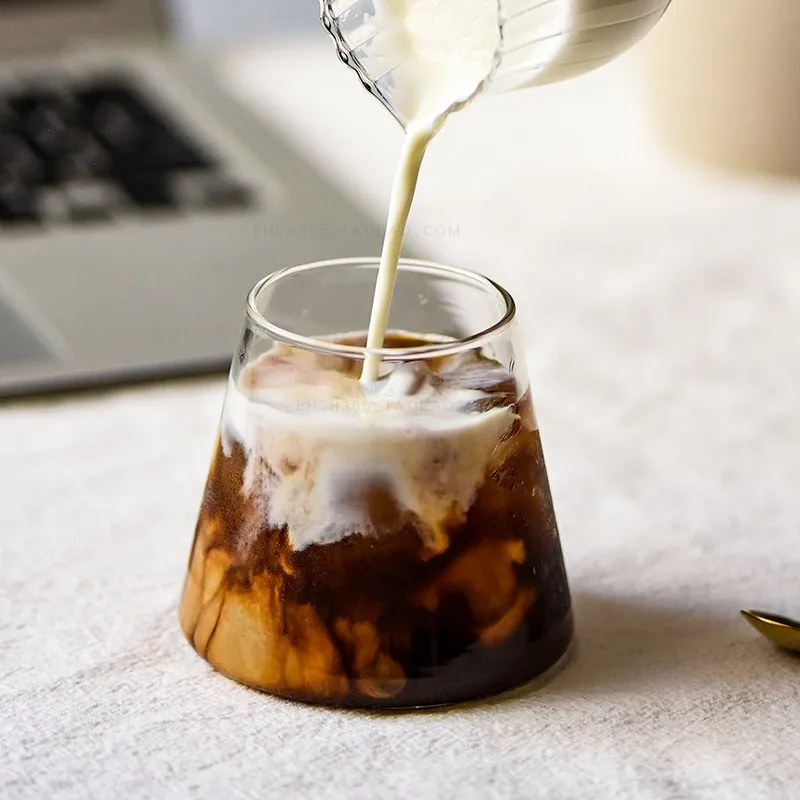 

The same paragraph Fujiyama glass heat-resistant glass water ins net red ice coffee cup cold drink ultra-thin lw127402