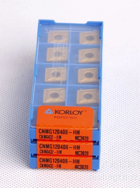 

KORLOY of Korea CNMG120408-HM NC3020 tungsten carbide insert turning tools CNMG120408HM NC3020 wholesale for steel