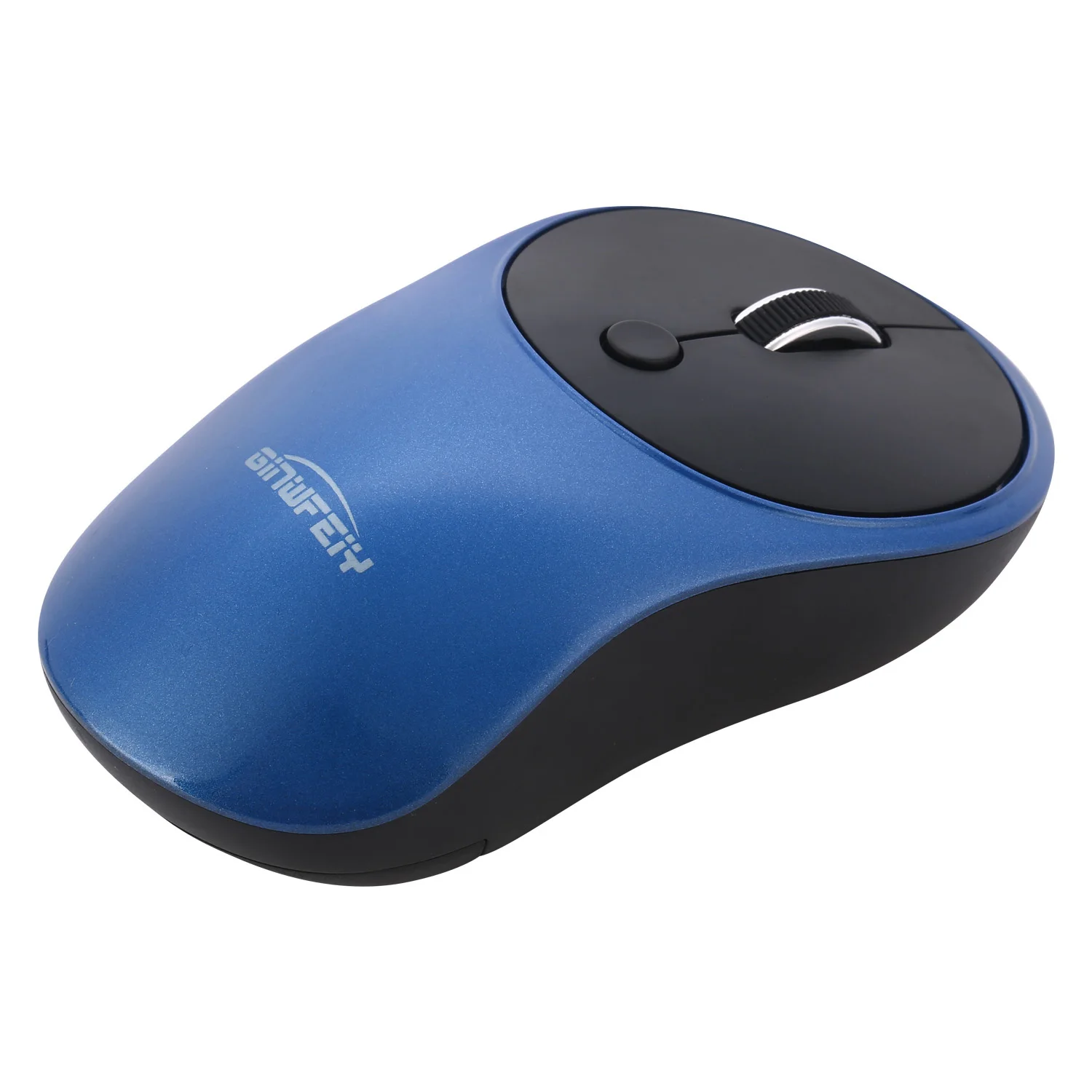 2,4G беспроводная мышь эргономичная мышь 4 кнопки ноутбук компьютер Usb мышь с приемником для Windows Беспроводная игровая мышь - Цвет: Синий