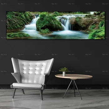 

Landscape Canvas print Art wall poster painting home decor picutre for living room Unframed prints waterfall