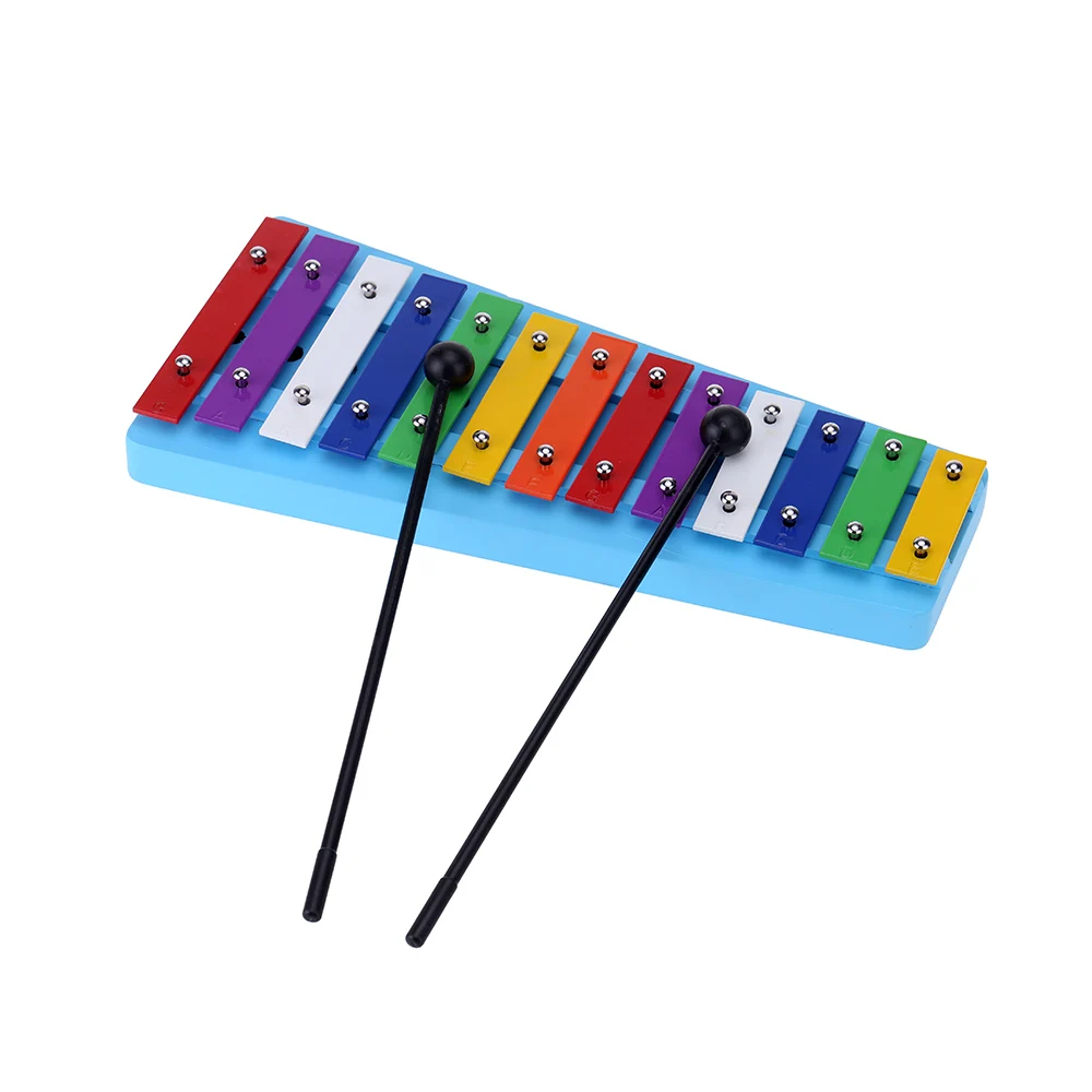 13 бар детский Glockenspiel ксилофон красочная нотка образовательного ударного инструмента музыкальная игрушка для маленьких детей