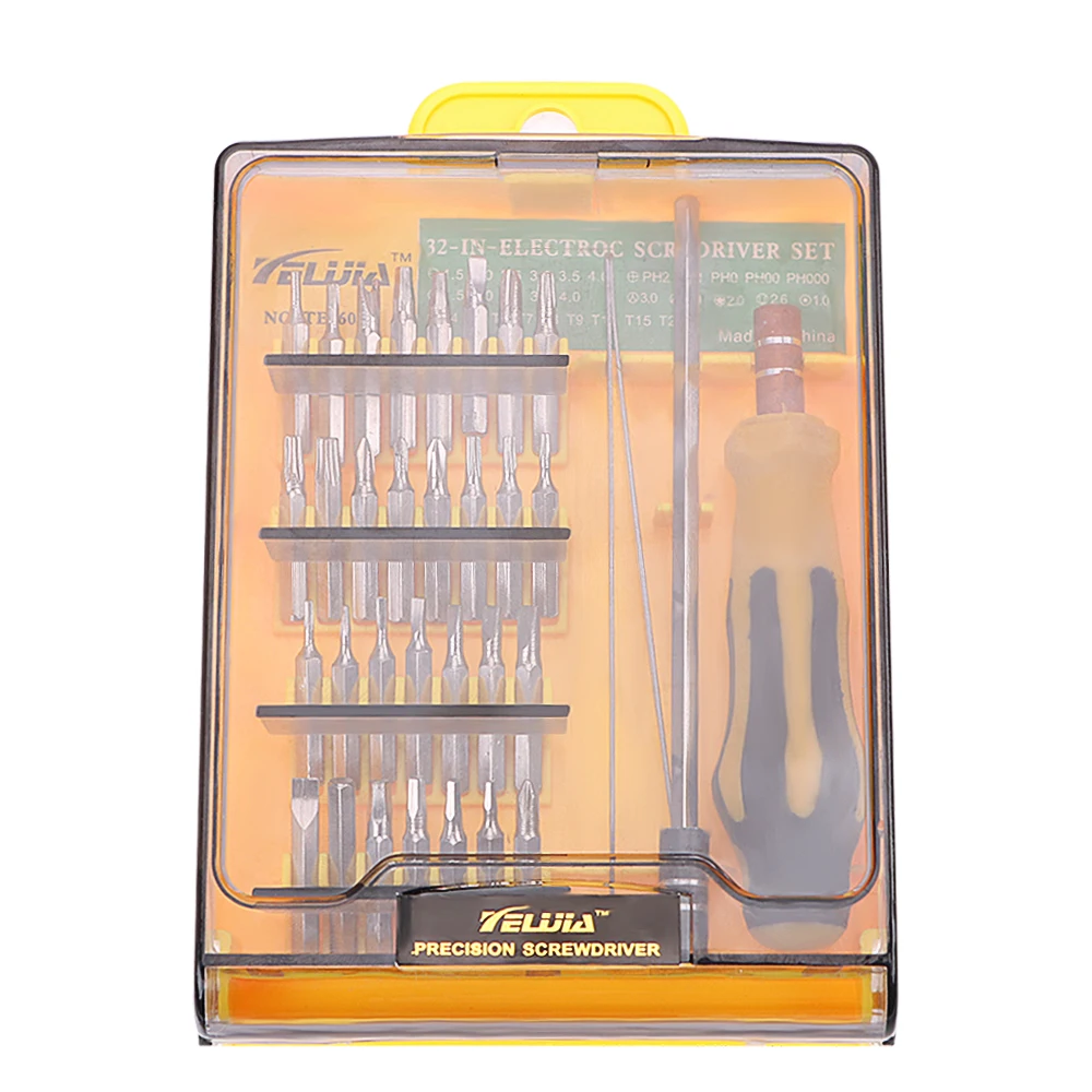 DIYWORK для ноутбука, ноутбука, сменный Пинцет Torx, многофункциональный удлинитель, набор инструментов для ремонта 32 в 1, набор отверток