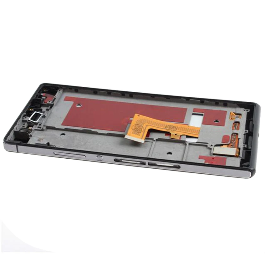 ЖК дисплей для Huawei P7 Ascend сенсорный экран дигитайзер с рамкой сменный черный белый