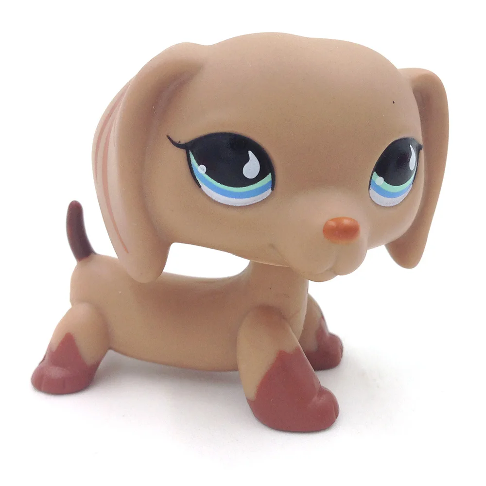 Pet shop Figures PS 518 Teardrop Blue Eyes Dachshund Wiener Dog Toys| | -  AliExpress