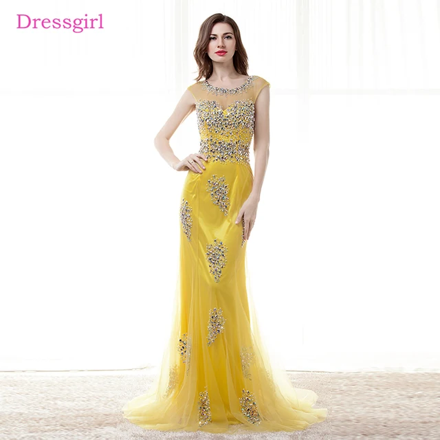 Yellow Evening Dresses