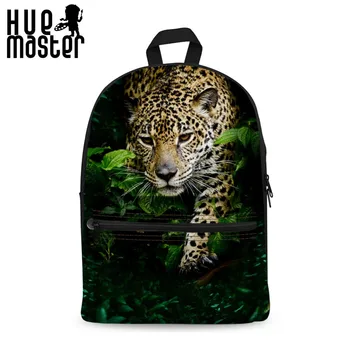 

15 inch canvas high quality leisure backpack for women travel leopard pattern design large capacity school backpack shoulder bag