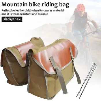 

Mountain Road Bicycle Bike Large-capacity Trunk Bags Cycling Double Side Rear Rack Tail Seat Pannier Pack Luggage Carrier