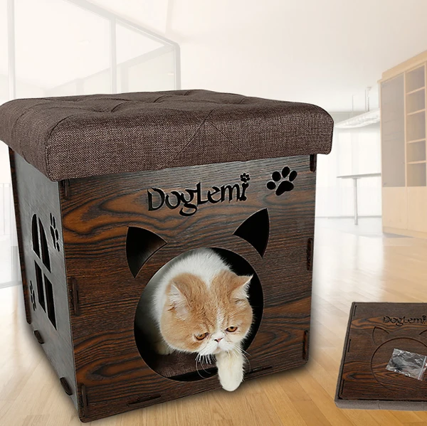 Cat Nest Folding Creative Stools kittens Sitting at Home Stools Kittens