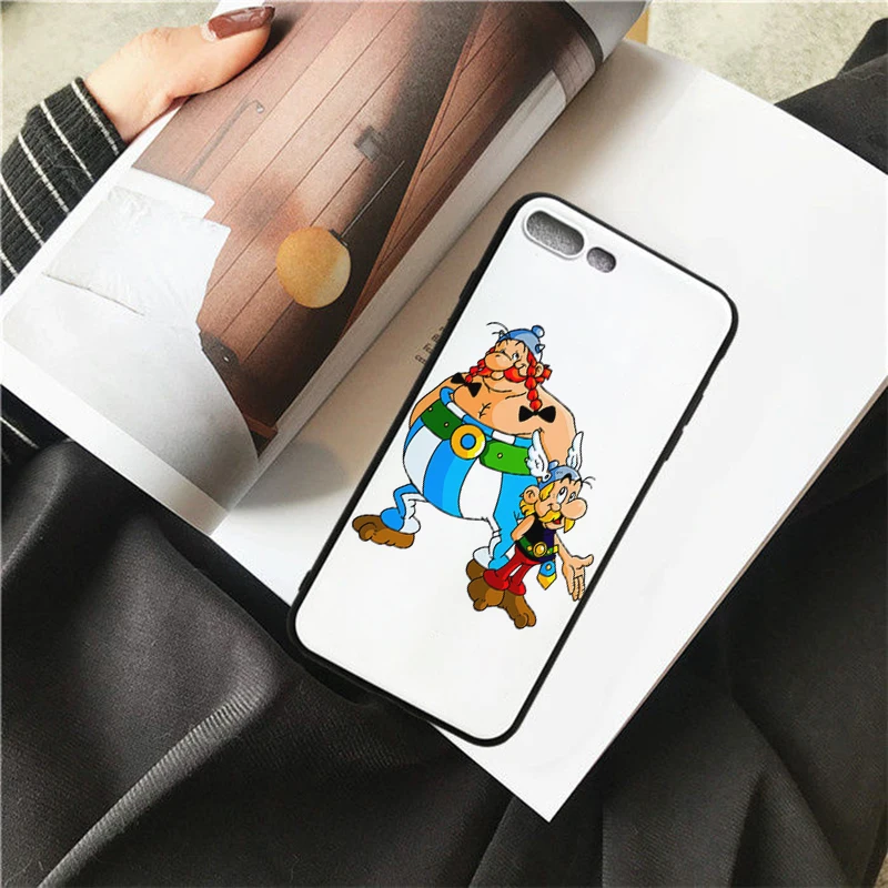 IMIDO Asterix и Obelix чехлы для iPhone Apple 7plus 8plus 6plus X XS max XR 5 5S 6 7 8 чехол телефона|Бамперы| |