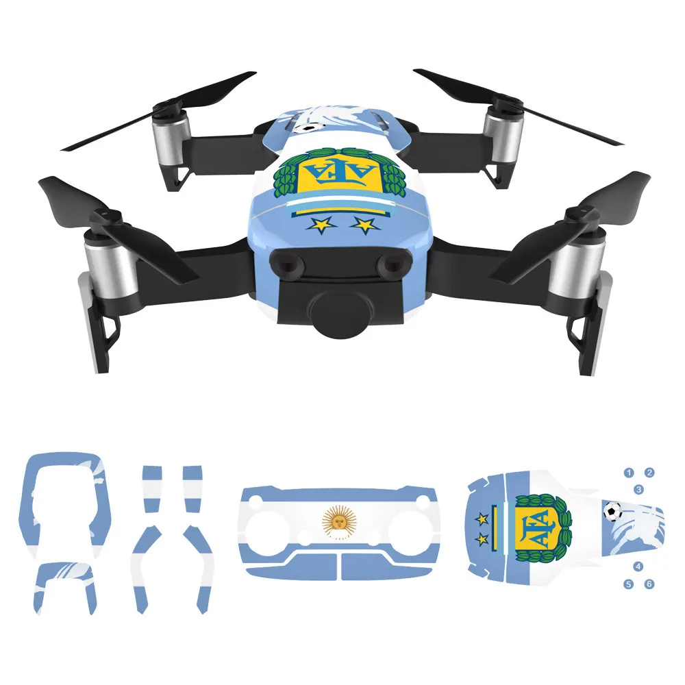 Football Game Theme 3M Waterproof Decal Skins Sticker Protector For DJI Mavic Air Country Drone Sticker QIY18 D3S