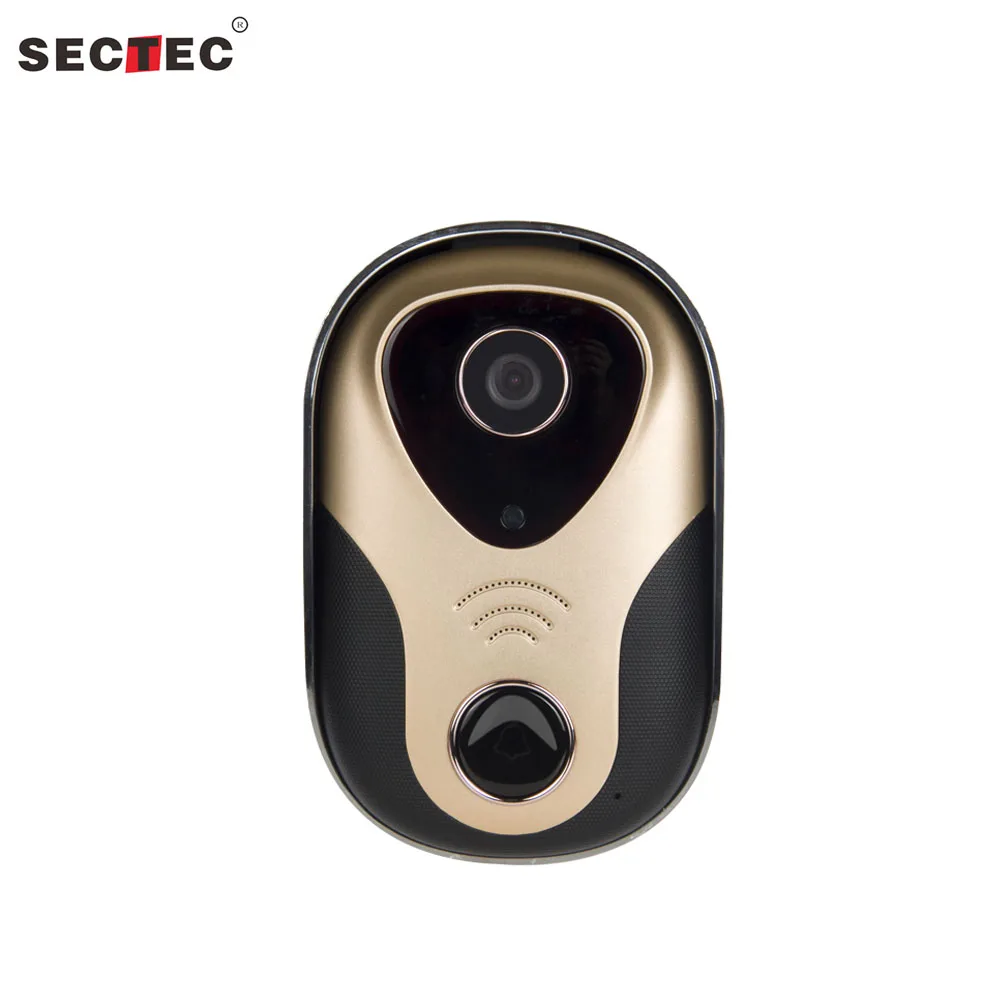 

SECTEC Wireless Door Bell Wifi Remote Video Camera Intercom Doorbell Home Phone Control Security Baby Care