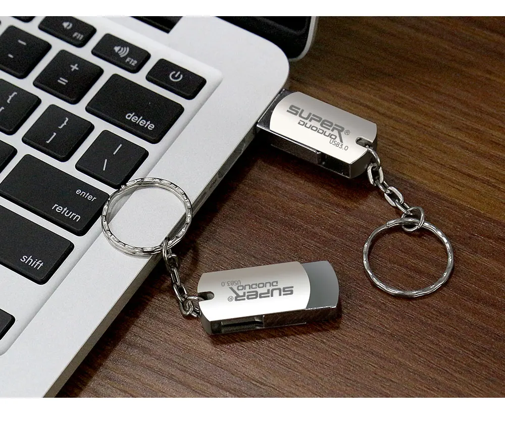 USB флеш-накопитель 3,0, металлическая цепочка для ключей, Usb флешка, высокоскоростной флеш-накопитель 128 ГБ, 64 ГБ, 32 ГБ, 16 ГБ, 8 ГБ, Micro USB флешка, более 10 шт., бесплатный логотип на заказ
