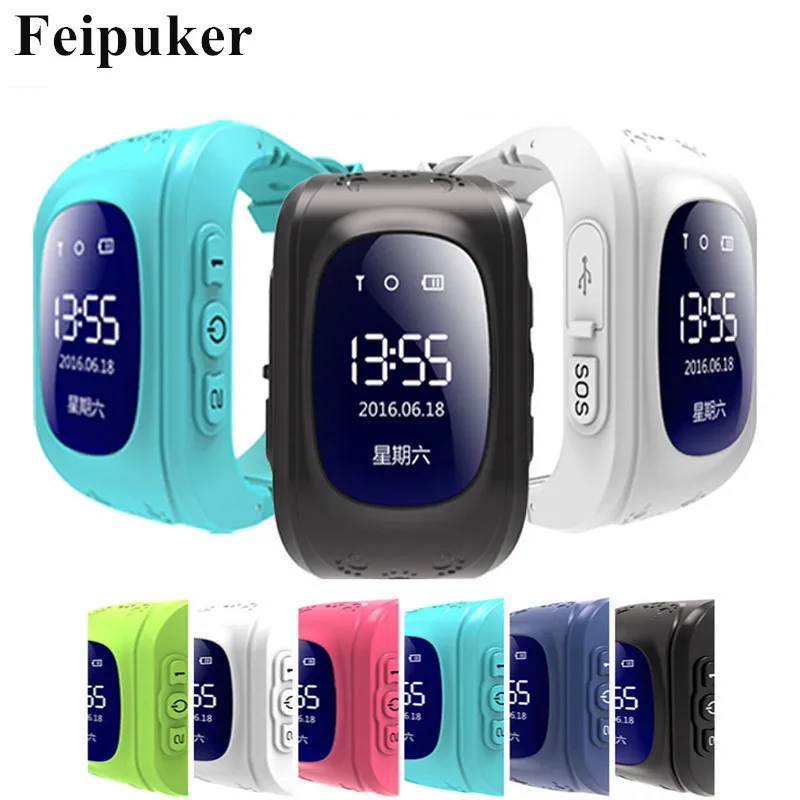 Горячая Смарт часы детские наручные Q50 GSM GPRS gps трекер анти потерянный Smartwatch