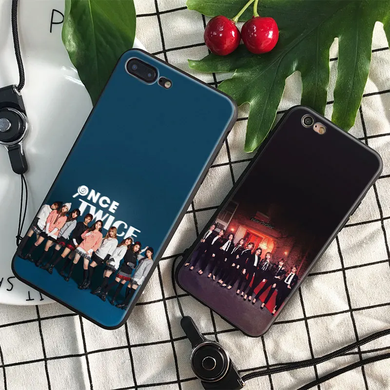 

TWICE Kpop Girl group Soft Silicone TPU Phone Case Cover Shell For Apple iPhone 5 5s Se 6 6s 7 8 Plus X XR XS MAX
