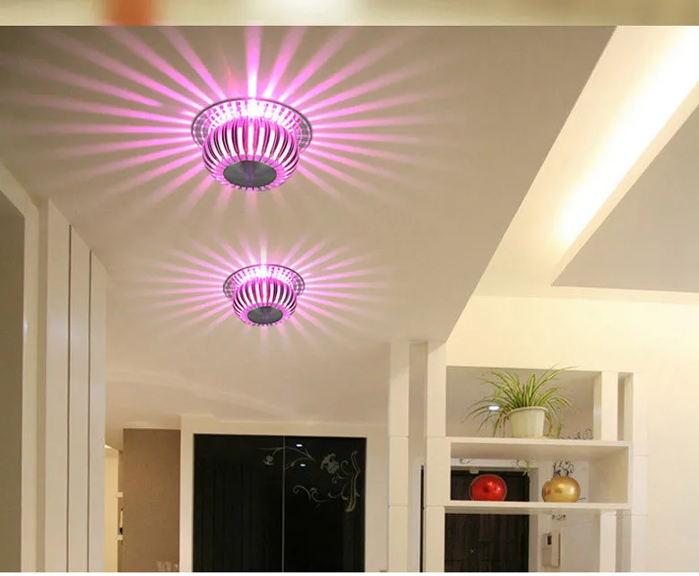 AC110/220 В встраиваемый потолочный светодиодный светильник 3 Вт высокой мощности светильники для отелей/баров/магазинов/дома/гостиной