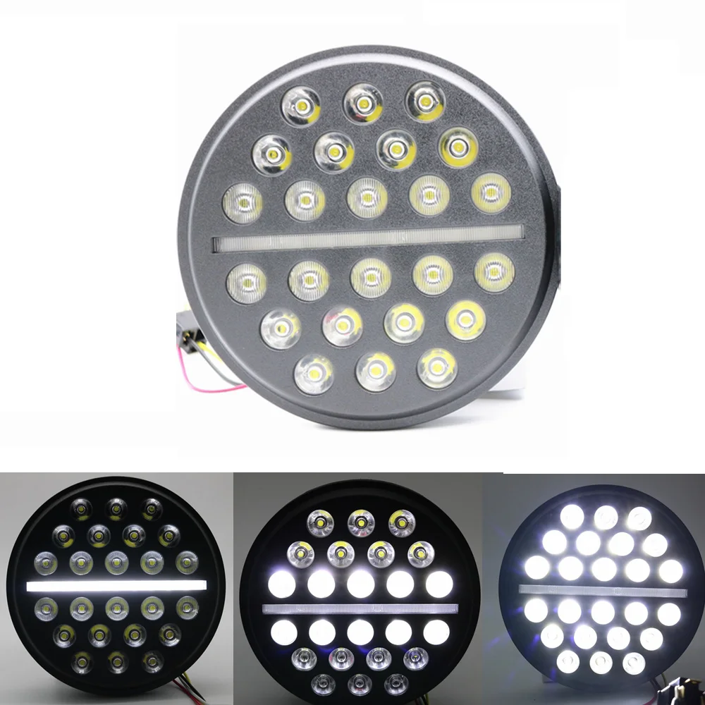 7 inch headlight for jeep hummer harley 7 inch motorcycle headlight2
