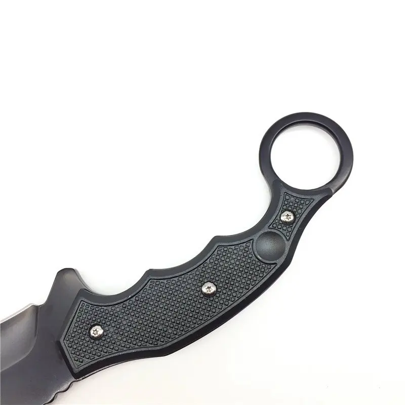 Нержавеющая сталь Тактический Karambit hawbill Ножи, выживания обороны коготь фиксированной Ножи для наружного Охота Кемпинг Пеший Туризм Инструменты