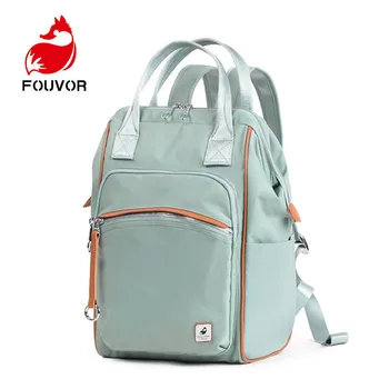 

Fouvor Nylon Backpack Students School Bag For Teenage Girls Boys Backpacks Street Fashion Rucksack Laptop Bagpack Female