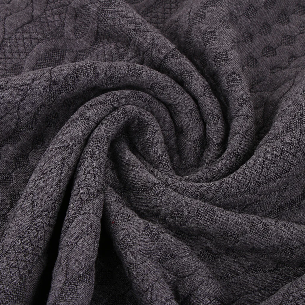 1 Meter 73 Inch Wide Woven Cable Knit Fabric Handmade Home Textile Cloth Fabric for Clothing Accessories Blanket Making