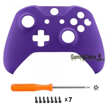 Мягкая сенсорная фиолетовая запасная часть Верхней Оболочки Лицевая панель для Xbox One X& One S контроллер